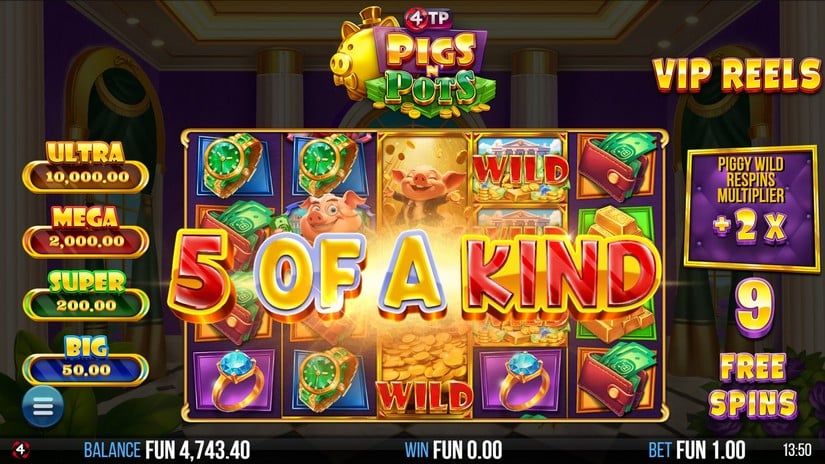 4TP Pigs N’ Pots slot screen 3