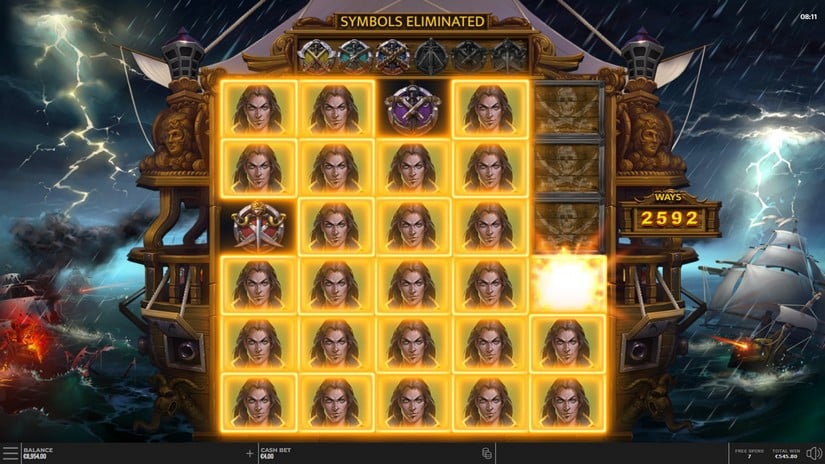 Cannonade! slot screen 10