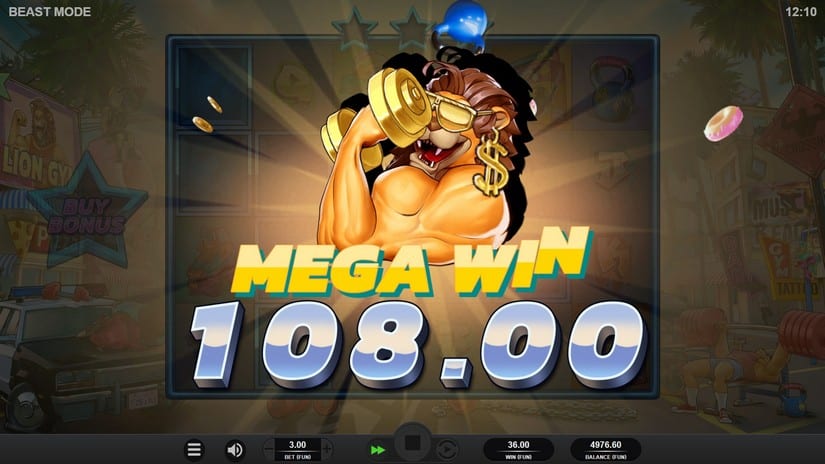 Beast Mode slot screen 3