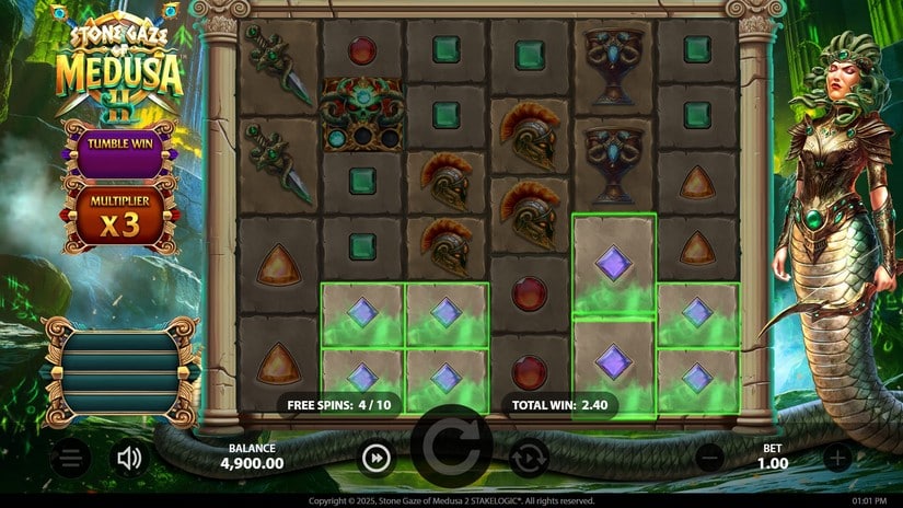 Stone Gaze of Medusa 2 slot screen 4