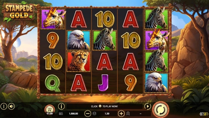 Stampede Gold slot screen 1
