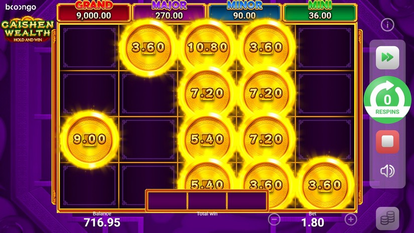 Caishen Wealth slot screen 7