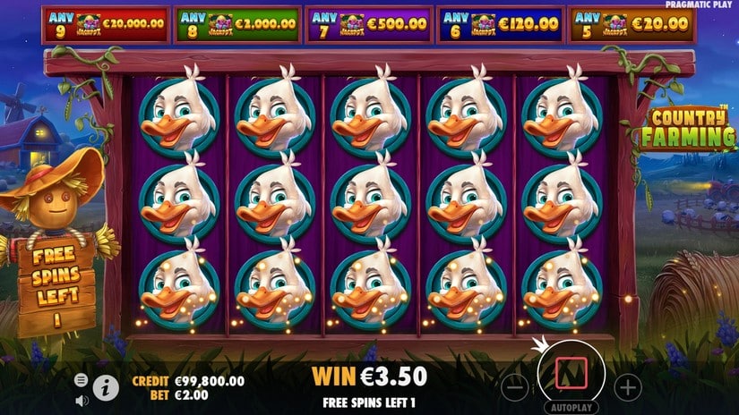 Country Farming slot screen 6