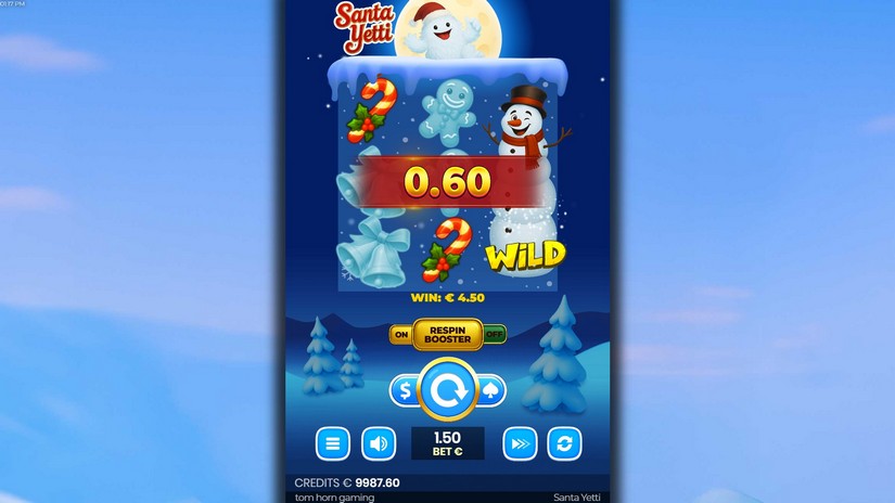 Santa Yetti slot screen 5