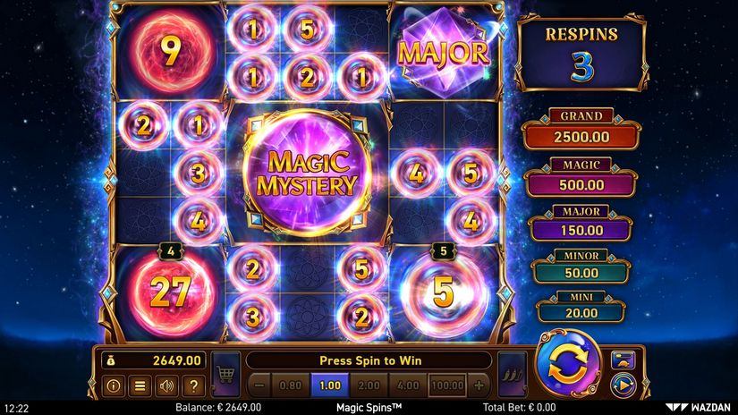 Magic Spins™ slot screen 12