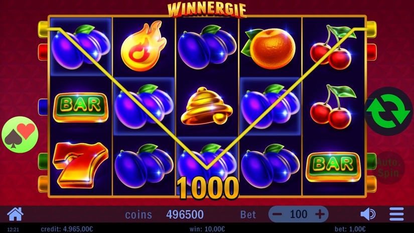 Winnergie slot screen 4