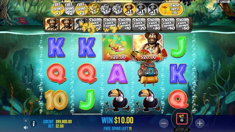 Big Bass Amazon Xtreme slot screen 5