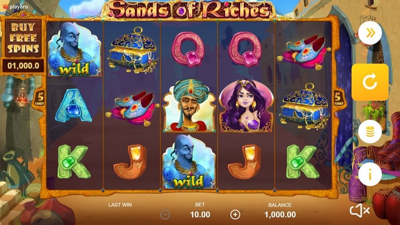 Sands of Riches slot screen 1