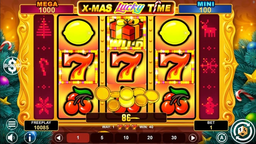 Xmas Lucky Time Hold And Win slot screen 2