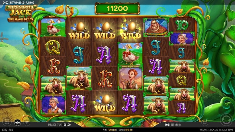 Megaways Jack and The Magic Beans slot screen 2