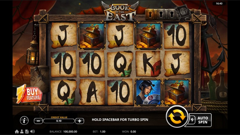 Book Of The East slot screen 1