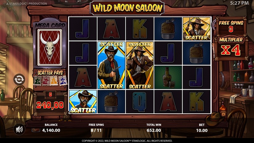 Wild Moon Saloon slot screen 9