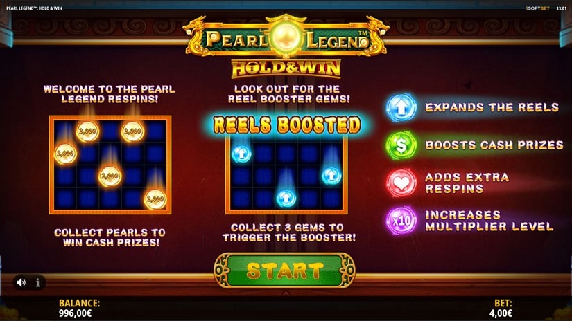 Pearl Legend: Hold&Win slot screen 3