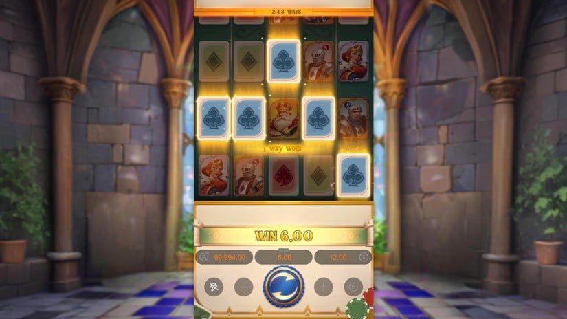 Poker Kingdom Win slot screen 2