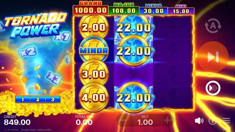 Tornado Power: Hold and Win slot screen 4
