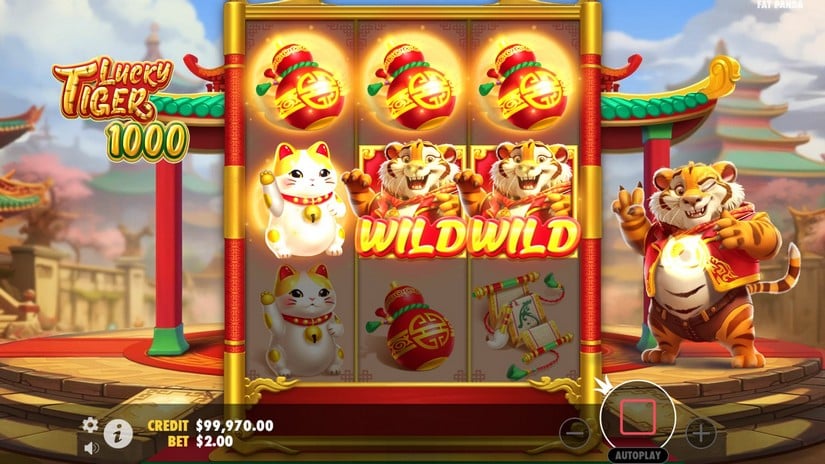 Lucky Tiger 1000 slot screen 5