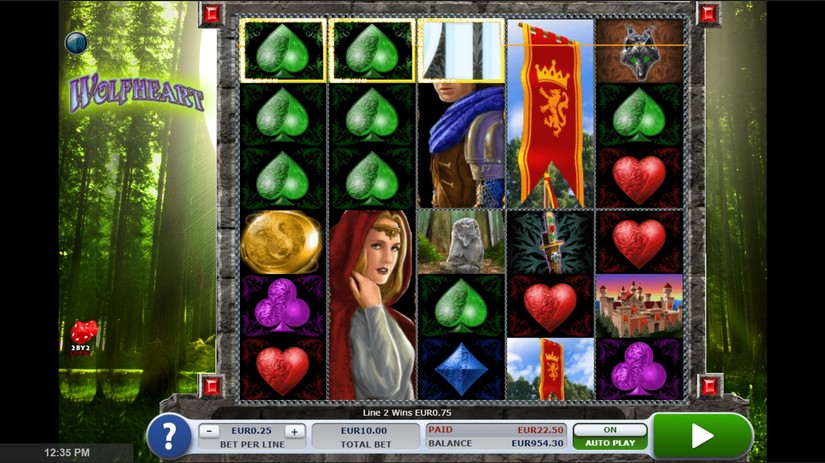 Wolf heart slot screen 2