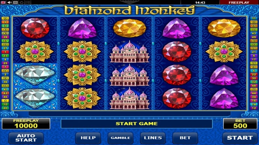 Diamond Monkey slot screen 1