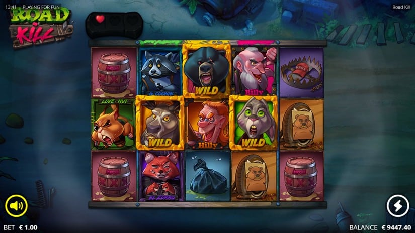 Roadkill slot screen 4