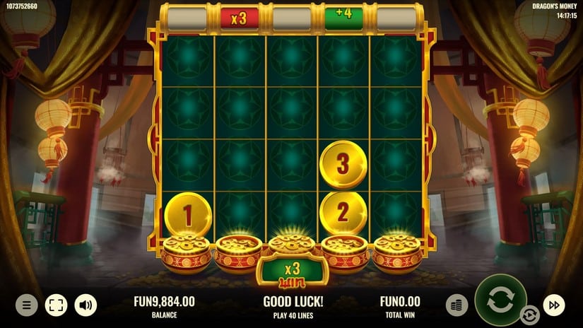 Dragon’s Money slot screen 4