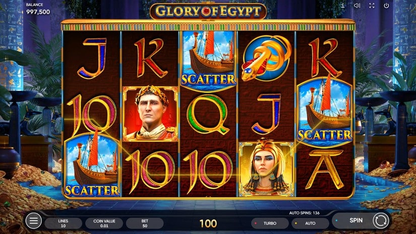 Glory of Egypt slot screen 5
