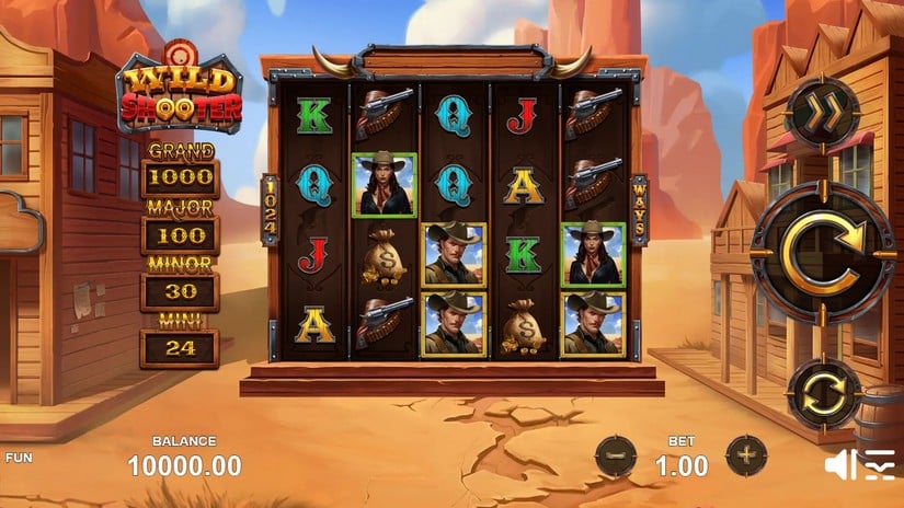 Wild Shooter slot screen 1