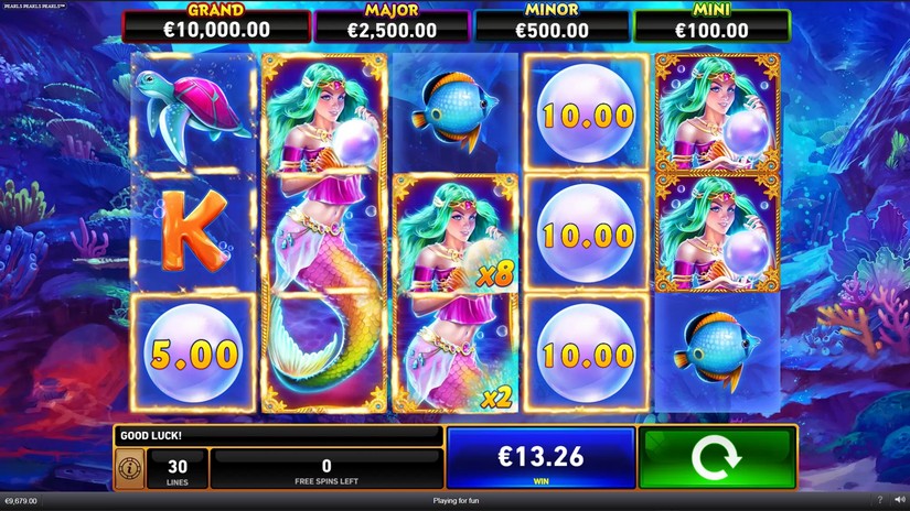 Pearls Pearls Pearls slot screen 5