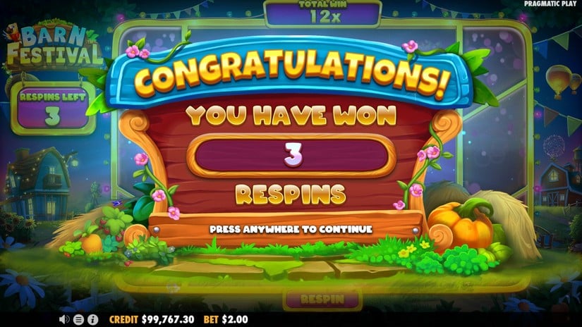 Barn Festival slot screen 4