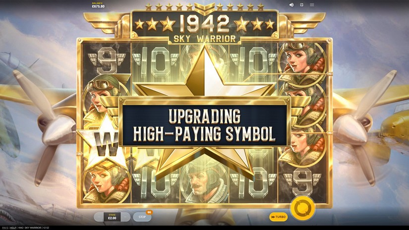 1942: Sky Warrior slot screen 5
