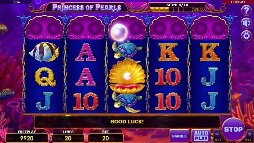 Princess of Pearls slot screen 2