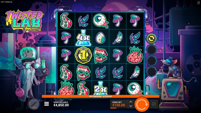 Twisted Lab RotoGrid slot screen 2