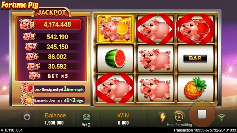 Fortune Pig slot screen 4