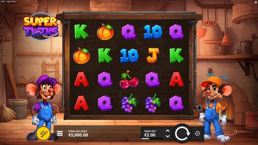Super Twins slot screen 1
