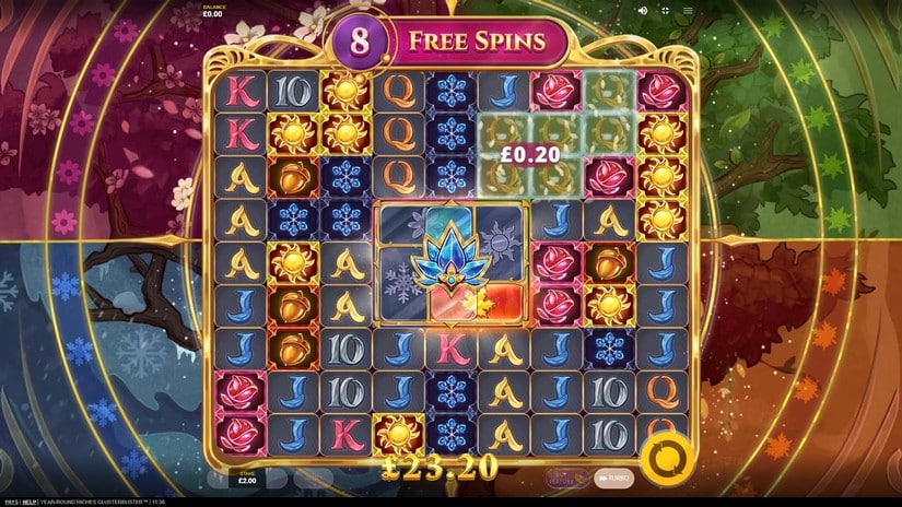 Year-Round Riches Clusterbuster slot screen 4