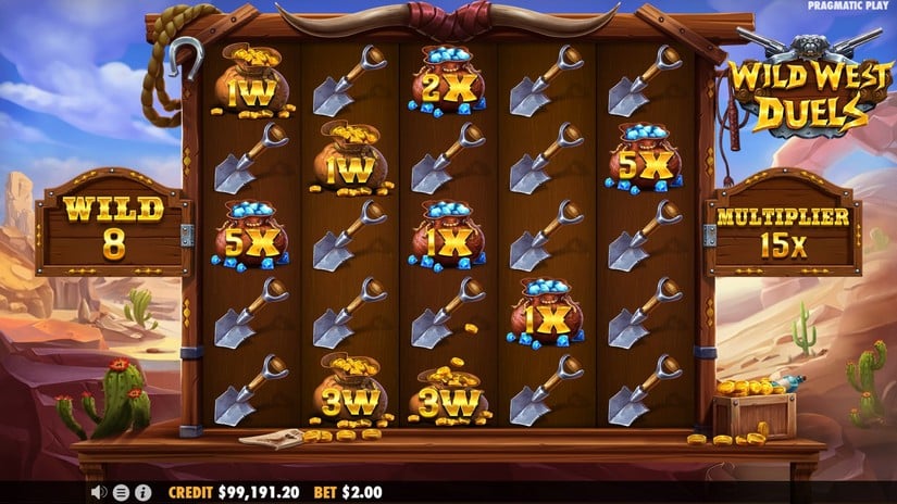 Wild West Duels slot screen 5