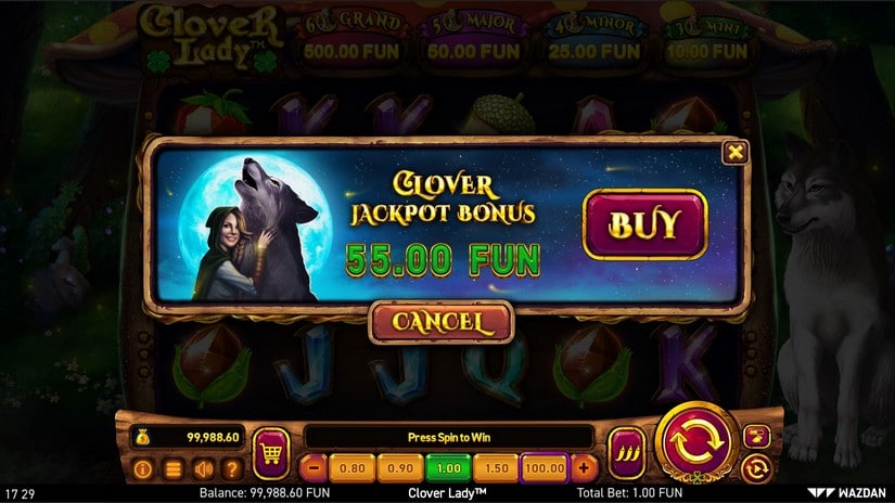 Clover Lady™ slot screen 3