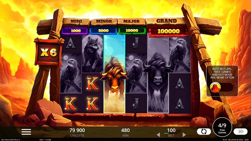 Big Wild Buffalo 2 slot screen 5