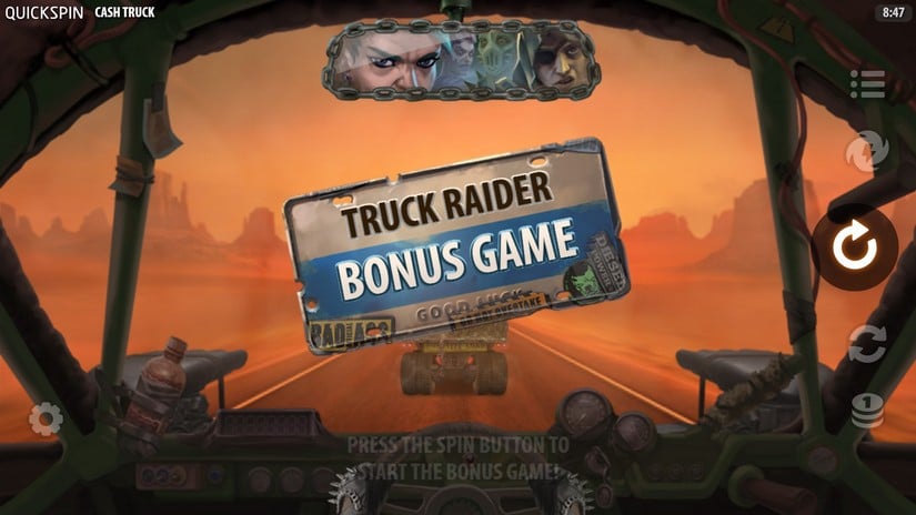 Cash Truck slot screen 4