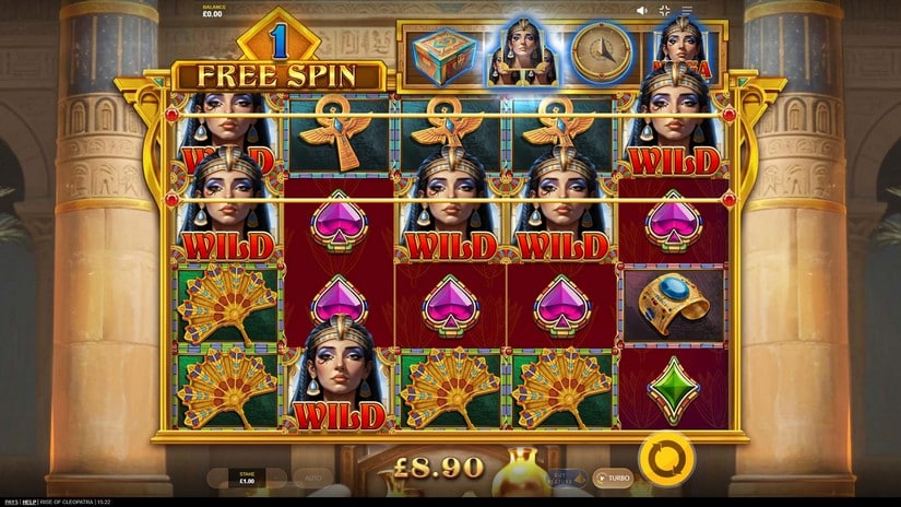 Rise of Cleopatra slot screen 5