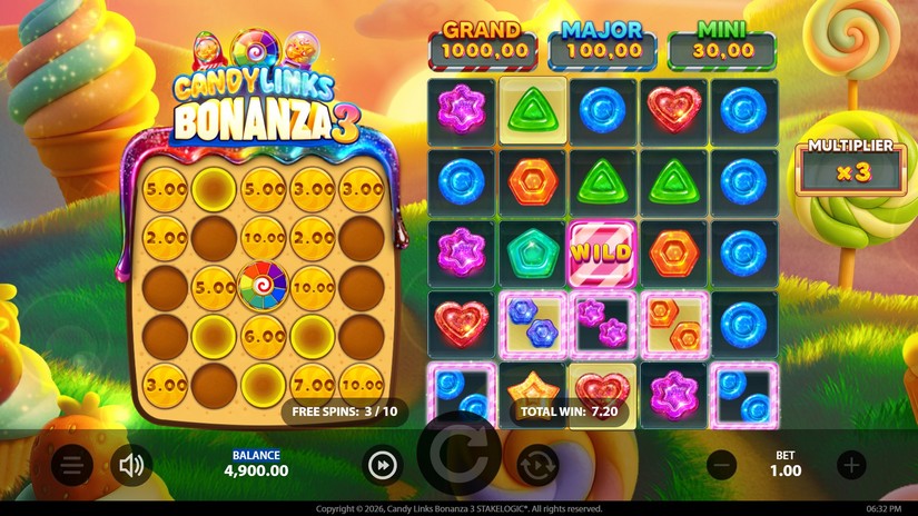 Candy Links Bonanza 3 slot screen 4