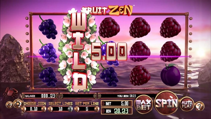 Fruit Zen slot screen 2