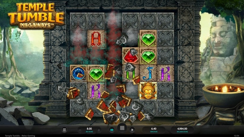 Temple Tumble slot screen 2