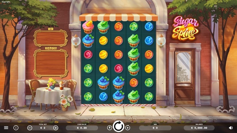 Sugar Spins slot screen 1