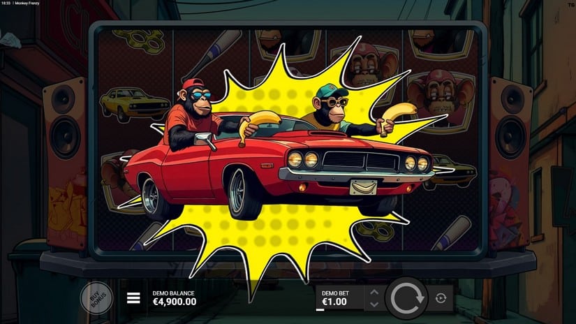 Monkey Frenzy slot screen 2