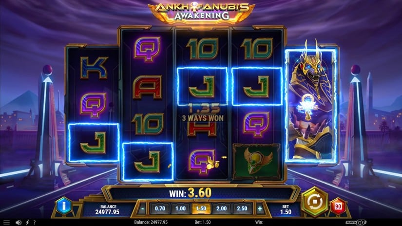 Ankh of Anubis Awakening slot screen 3