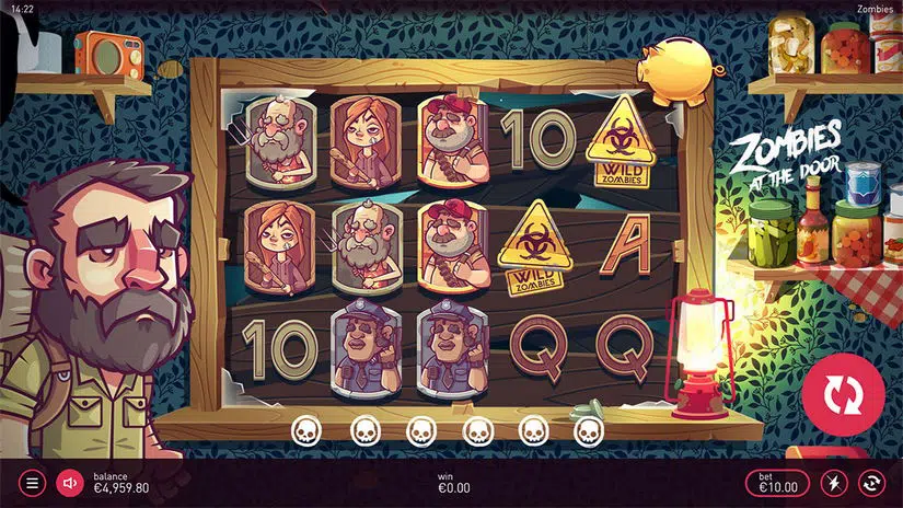 Zombies At The Door slot screen 1