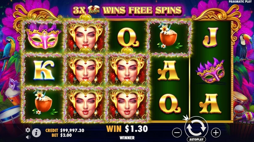 Heart of Rio slot screen 2