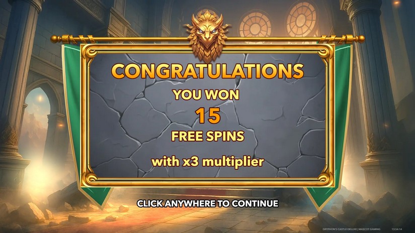 Gryphon`s Castle Deluxe slot screen 3