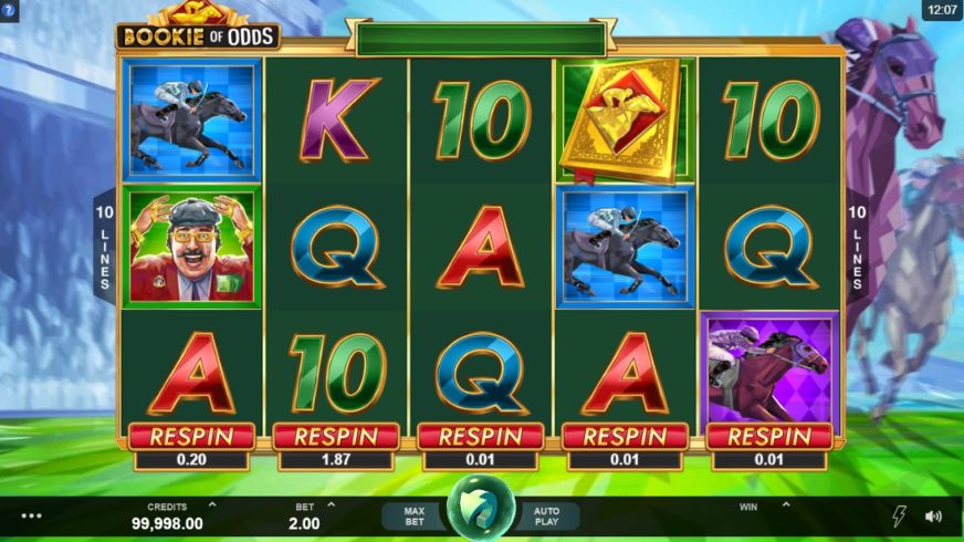 Bookie of Odds slot screen 1
