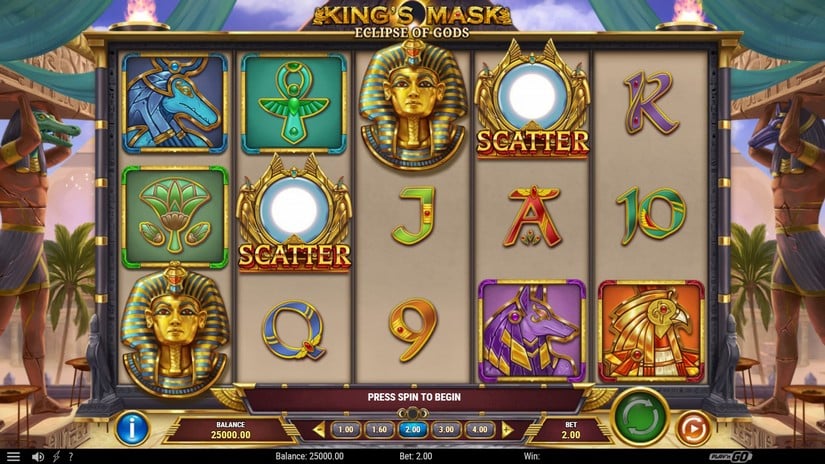 King’s Mask Eclipse of Gods slot screen 1